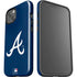 MLB Atlanta Braves - Solid Distressed iPhone 15 Impact Case
