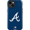MLB Atlanta Braves - Solid Distressed iPhone 14 Plus Impact Case