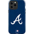 MLB Atlanta Braves - Solid Distressed iPhone 15 Pro Max Impact Case