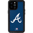 MLB Atlanta Braves - Solid Distressed iPhone 14 Pro Max Waterproof Case