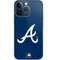 MLB Atlanta Braves - Solid Distressed iPhone 14 Pro Skin
