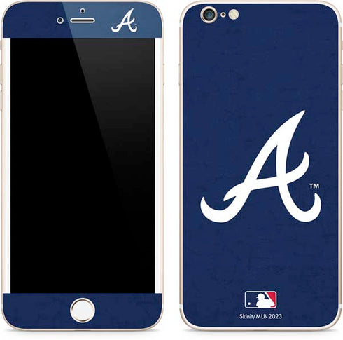 MLB Atlanta Braves - Solid Distressed iPhone 6/6s Plus Skin