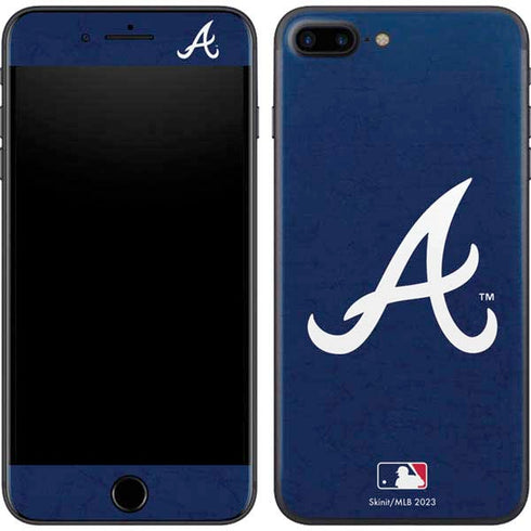 MLB Atlanta Braves - Solid Distressed iPhone 7 Plus Skin