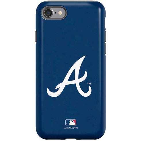 MLB Atlanta Braves - Solid Distressed iPhone SE (2nd & 3rd Gen) Pro Case