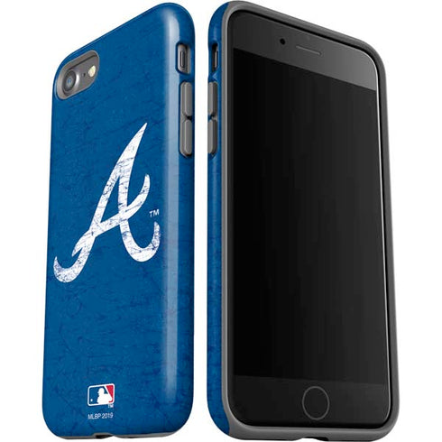 MLB Atlanta Braves - Solid Distressed iPhone SE (2nd & 3rd Gen) Pro Case