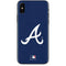 MLB Atlanta Braves - Solid Distressed iPhone X Skin