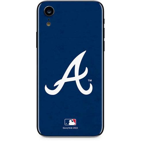 MLB Atlanta Braves - Solid Distressed iPhone XR Skin