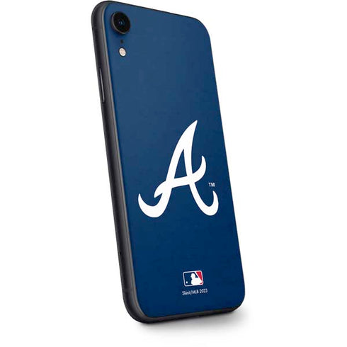 MLB Atlanta Braves - Solid Distressed iPhone XR Skin
