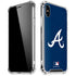 MLB Atlanta Braves - Solid Distressed iPhone XS Max Clear Case