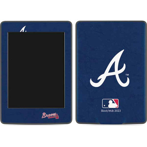 MLB Atlanta Braves - Solid Distressed Amazon Kindle Skin