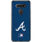 MLB Atlanta Braves - Solid Distressed LG K51/Q51 Clear Case