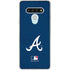 MLB Atlanta Braves - Solid Distressed LG Stylo 6 Clear Case