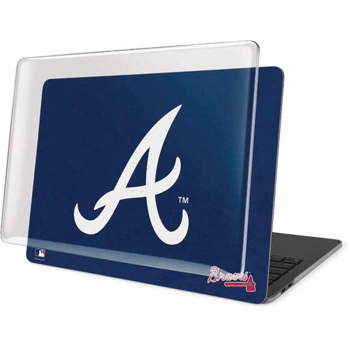 MLB Atlanta Braves - Solid Distressed MacBook Pro 13in (2020) Case plus Skin