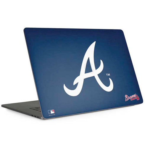 MLB Atlanta Braves - Solid Distressed Apple MacBook Pro 15-inch Skin