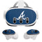 MLB Atlanta Braves - Solid Distressed Meta Quest 3 Skin