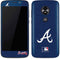 MLB Atlanta Braves - Solid Distressed Moto E5 Play Skin