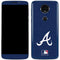 MLB Atlanta Braves - Solid Distressed Moto E5 Plus Skin