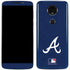 MLB Atlanta Braves - Solid Distressed Moto E5 Plus Skin
