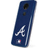 MLB Atlanta Braves - Solid Distressed Moto E5 Plus Skin