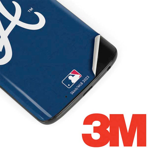 MLB Atlanta Braves - Solid Distressed Moto G6 Skin