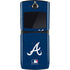 MLB Atlanta Braves - Solid Distressed Motorola RAZR Skin