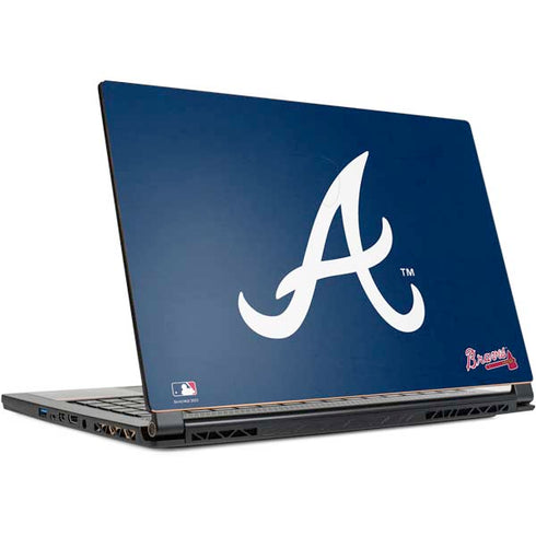 MLB Atlanta Braves - Solid Distressed MSI GS65 Stealth Laptop Skin