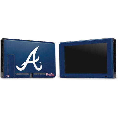 MLB Atlanta Braves - Solid Distressed Nintendo Switch Bundle Skin