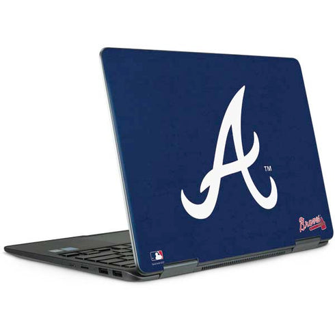 MLB Atlanta Braves - Solid Distressed Notebook 9 Pro 13in (2017) Skin
