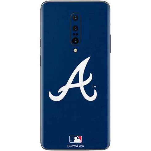 MLB Atlanta Braves - Solid Distressed OnePlus 7 Pro Skin
