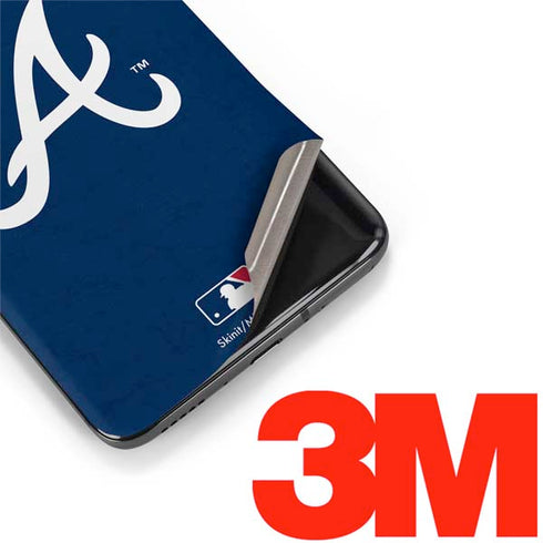 MLB Atlanta Braves - Solid Distressed OnePlus 7 Pro Skin