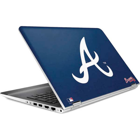 MLB Atlanta Braves - Solid Distressed HP Pavilion Skin