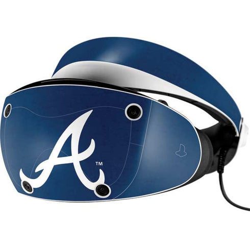 MLB Atlanta Braves - Solid Distressed PlayStation VR2 Skin