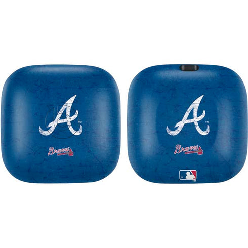 MLB Atlanta Braves - Solid Distressed PowerBeats Pro Skin
