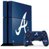 MLB Atlanta Braves - Solid Distressed PS4 Console and Controller Bundle Skin