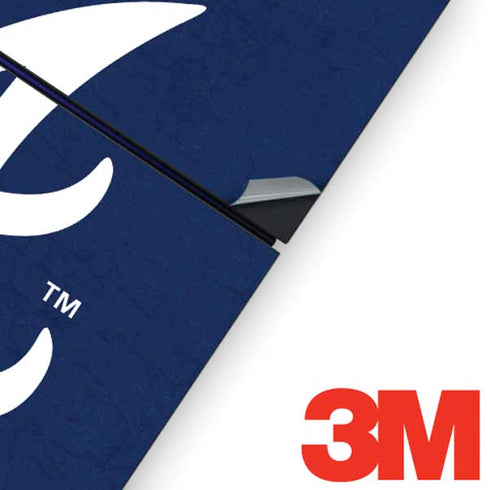 MLB Atlanta Braves - Solid Distressed PS4 Console and Controller Bundle Skin