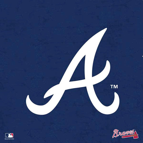 MLB Atlanta Braves - Solid Distressed PS4 Slim Skin