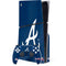 MLB Atlanta Braves - Solid Distressed PS5 Slim Disk Bundle Skin