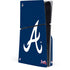 MLB Atlanta Braves - Solid Distressed PS5 Slim Disk Console Skin