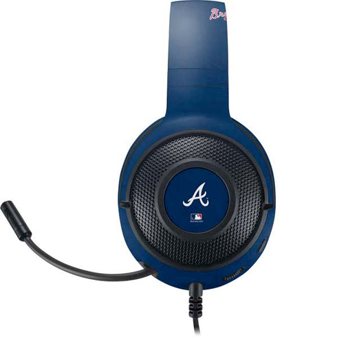 MLB Atlanta Braves - Solid Distressed Razer Kraken X Skin