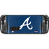 MLB Atlanta Braves - Solid Distressed Steam Deck Handheld Gaming Computer Skin