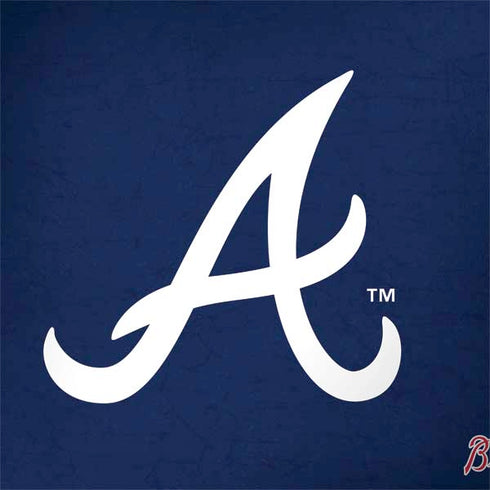 MLB Atlanta Braves - Solid Distressed Surface Book 2 15in Skin