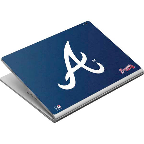 MLB Atlanta Braves - Solid Distressed Surface Book Skin