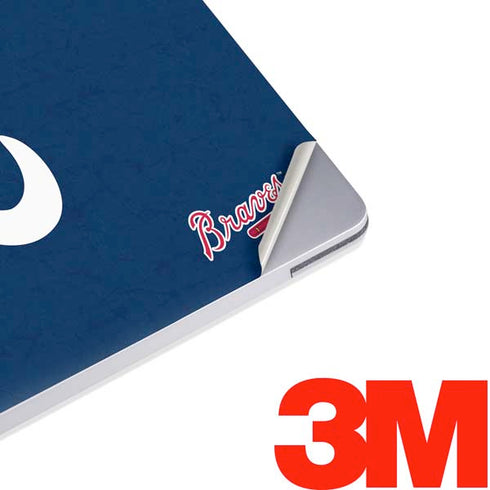 MLB Atlanta Braves - Solid Distressed Surface Laptop 3 13.5in Skin
