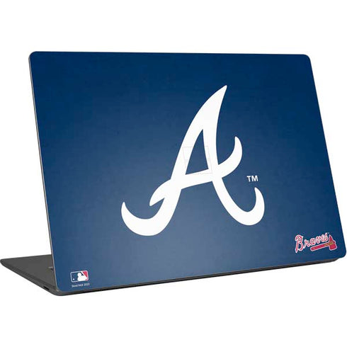 MLB Atlanta Braves - Solid Distressed Surface Laptop 4 15in Skin