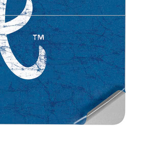 MLB Atlanta Braves - Solid Distressed Surface Laptop Studio Skin