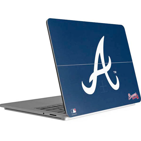 MLB Atlanta Braves - Solid Distressed Surface Laptop Studio Skin