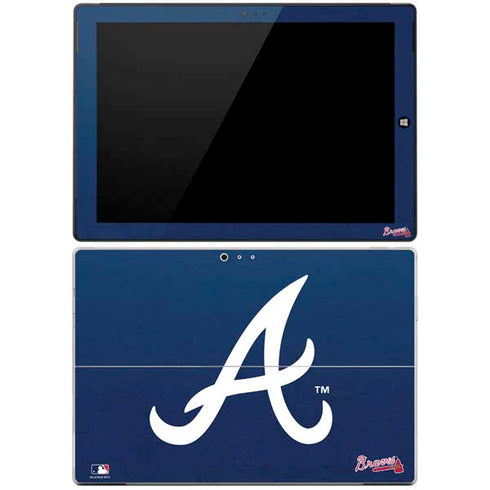 MLB Atlanta Braves - Solid Distressed Surface Pro 3 Skin