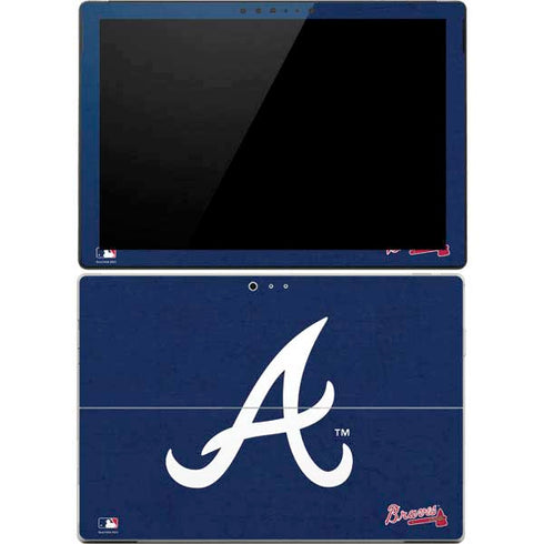 MLB Atlanta Braves - Solid Distressed Surface Pro 4 Skin