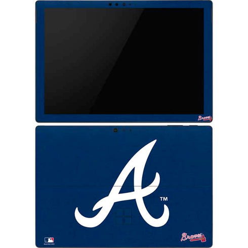 MLB Atlanta Braves - Solid Distressed Surface Pro 6 Skin