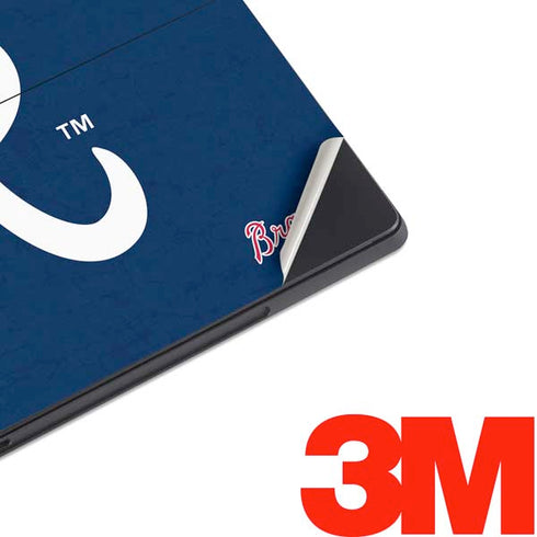 MLB Atlanta Braves - Solid Distressed Surface Pro 6 Skin
